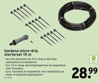 Gardena micro-drip starterset 15m