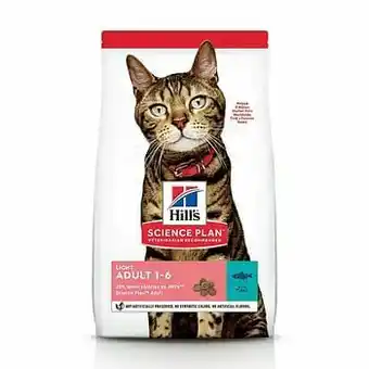 Zooplus 7kg Adult 1-6 l Care Light met Tonijn Hill’s Science Plan Kattenvoer aanbieding