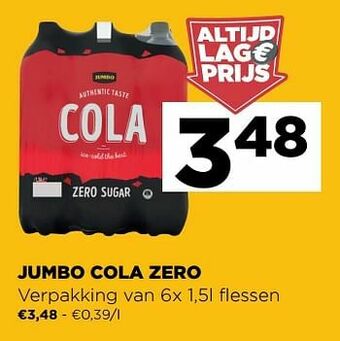 Jumbo Jumbo cola zero aanbieding