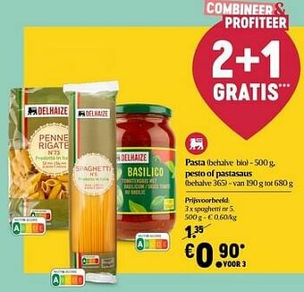Delhaize Spaghetti nr 5 aanbieding