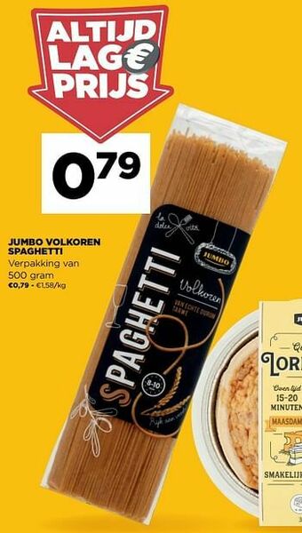 Jumbo Jumbo volkoren spaghetti aanbieding