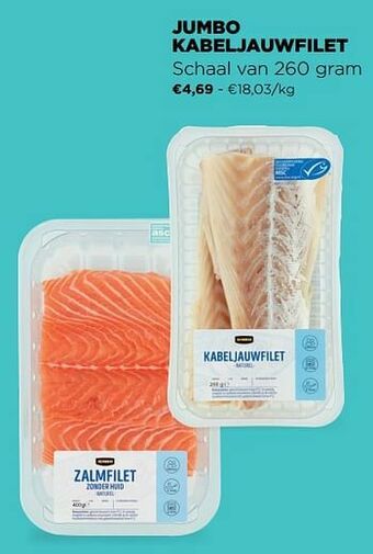 Jumbo kabeljauwfilet