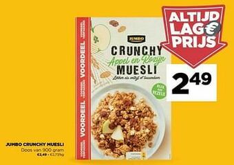 Jumbo Jumbo crunchy muesli aanbieding