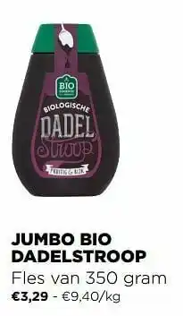 Jumbo Jumbo bio dadelstroop aanbieding