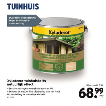GAMMA Xyladecor tuinhuisbeits natuurlijk effect aanbieding