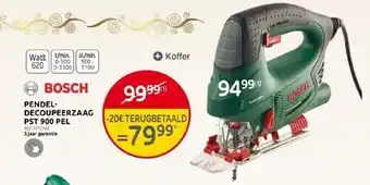 Brico Pendel- decoupeerzaag pst 900 pel aanbieding