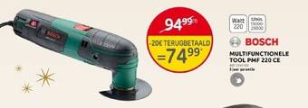 Brico Multifunctionele tool pmf 220 ce aanbieding