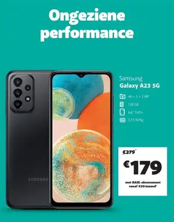 Base Samsung galaxy a23 5g aanbieding