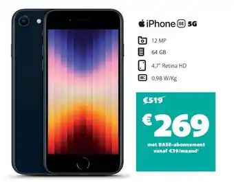 Base Iphone se 5g aanbieding