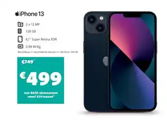 Base Iphone 13 aanbieding