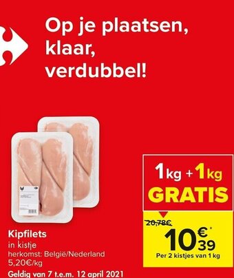 Carrefour Kipfilets aanbieding