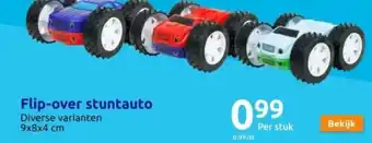 Flip-over stuntauto