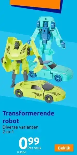 Action Transformerende robot aanbieding