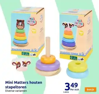 Mini matters houten stapeltoren