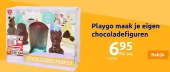 Action Playgo maak je eigen chocoladefiguren aanbieding