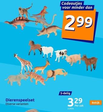 Action Mix van dieren aanbieding