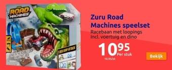 Action Zuru speelset road machines aanbieding