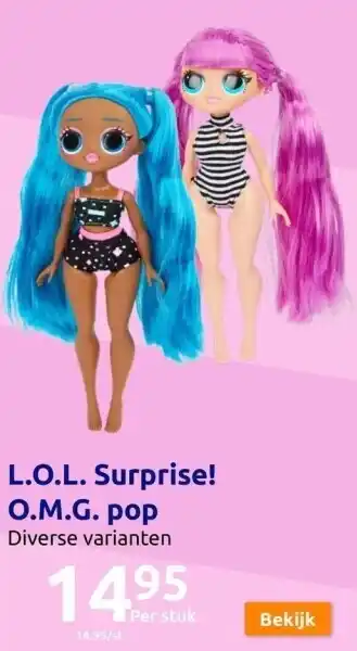 Action L.o.l. surprise! o.m.g. pop aanbieding