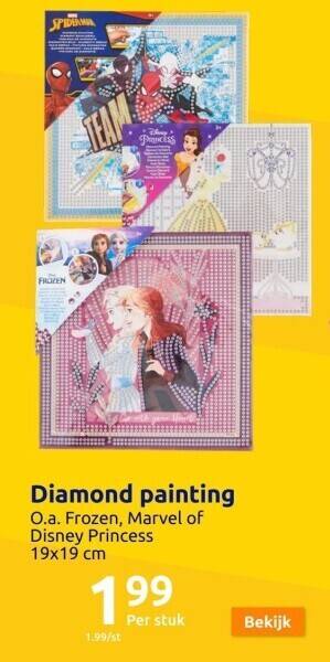 Action Diamond painting aanbieding