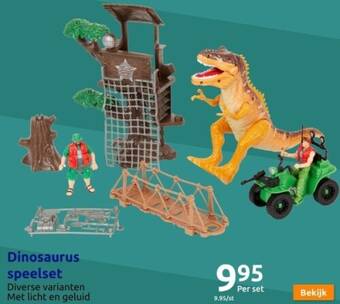 Action Dinosaurus speelset aanbieding