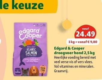 Maxi Zoo Edgard & cooper droogvoer hond 2,5 kg aanbieding