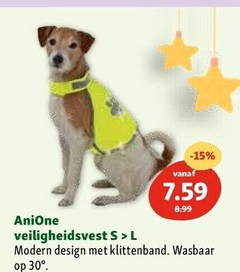 Maxi Zoo Anione veiligheidsvest s > l aanbieding