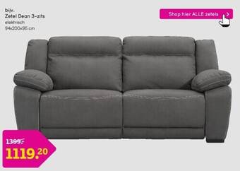 Leen Bakker Zetel dean 3-zits aanbieding