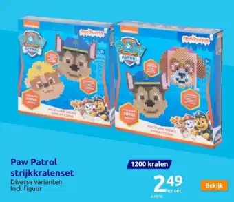 Action Paw patrol strijkkralenset aanbieding