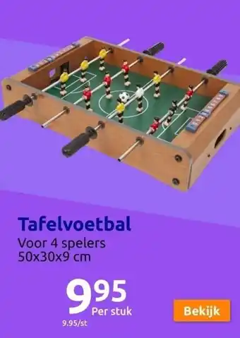 Action Tafelvoetbal aanbieding