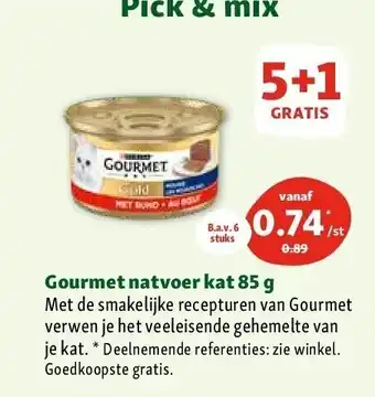 Maxi Zoo Gourmet natvoer kat 85 g aanbieding