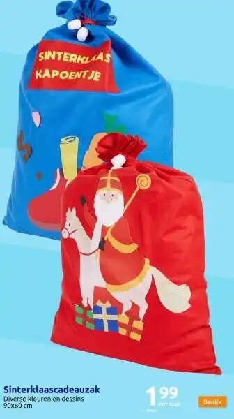 Sinterklaas geschenkzak