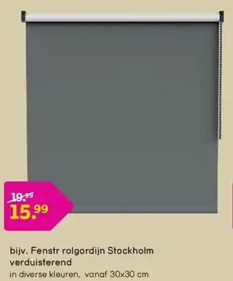 Fenstr rolgordijn stockholm verduisterend