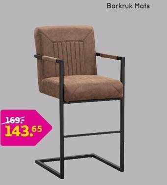Leen Bakker Barkruk mats aanbieding