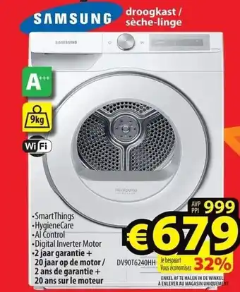 ElectroStock Samsung droogkast / sèche-linge aanbieding