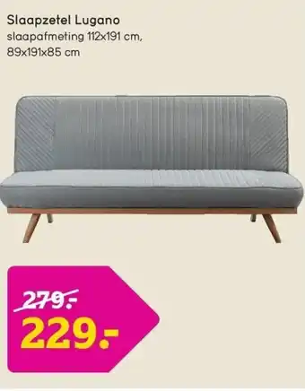 Leen Bakker Slaapzetel lugano aanbieding