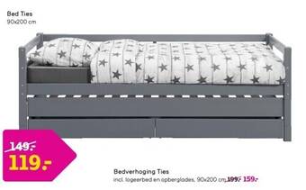 Leen Bakker Bed ties aanbieding