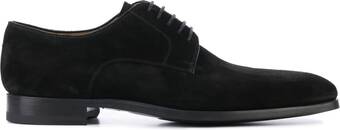 Bol.com Magnanni veterschoenen heren / schoenen - suède - 20117 - zwart - maat 40 aanbieding