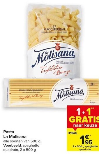 Carrefour Pasta la Molisana aanbieding