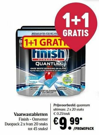 Vaatwastabletten finish quantum ultimate