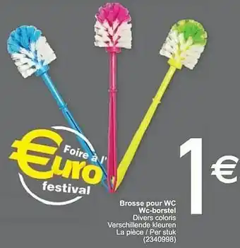 Cora Brosse pour wc wc-borstel aanbieding
