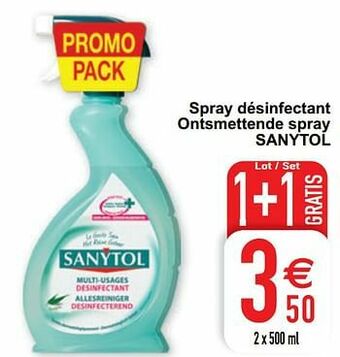 Cora Spray désinfectant ontsmettende spray sanytol aanbieding
