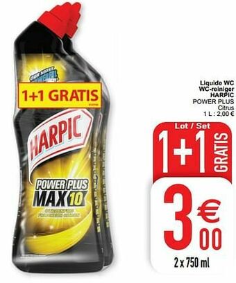 Cora Liquide wc wc-reiniger harpic power plus aanbieding