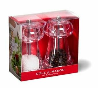 Makro Cole & Mason Everyday acryl peper- en zoutset aanbieding