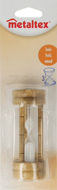 Metaltex Zandloper Ø 4 cm hout