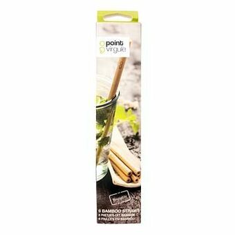 Makro Point-Virgule Rietjes recht 19,5 cm naturel 6 stuks aanbieding