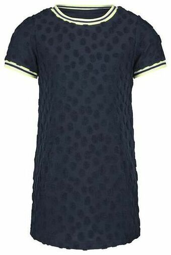 HEMA HEMA Kinderjurk Gevlekt Donkerblauw (donkerblauw) aanbieding