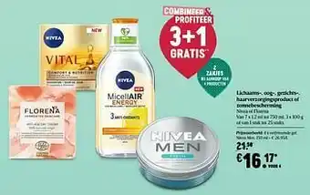 Delhaize Verfrissende gel nivea men aanbieding