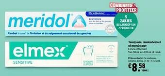 Delhaize Tandpasta sensitive elmex aanbieding