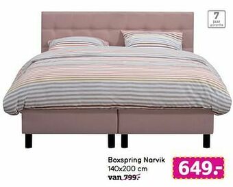 Leen Bakker Boxspring narvik aanbieding