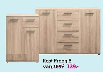 Leen Bakker Kast praag 6 aanbieding